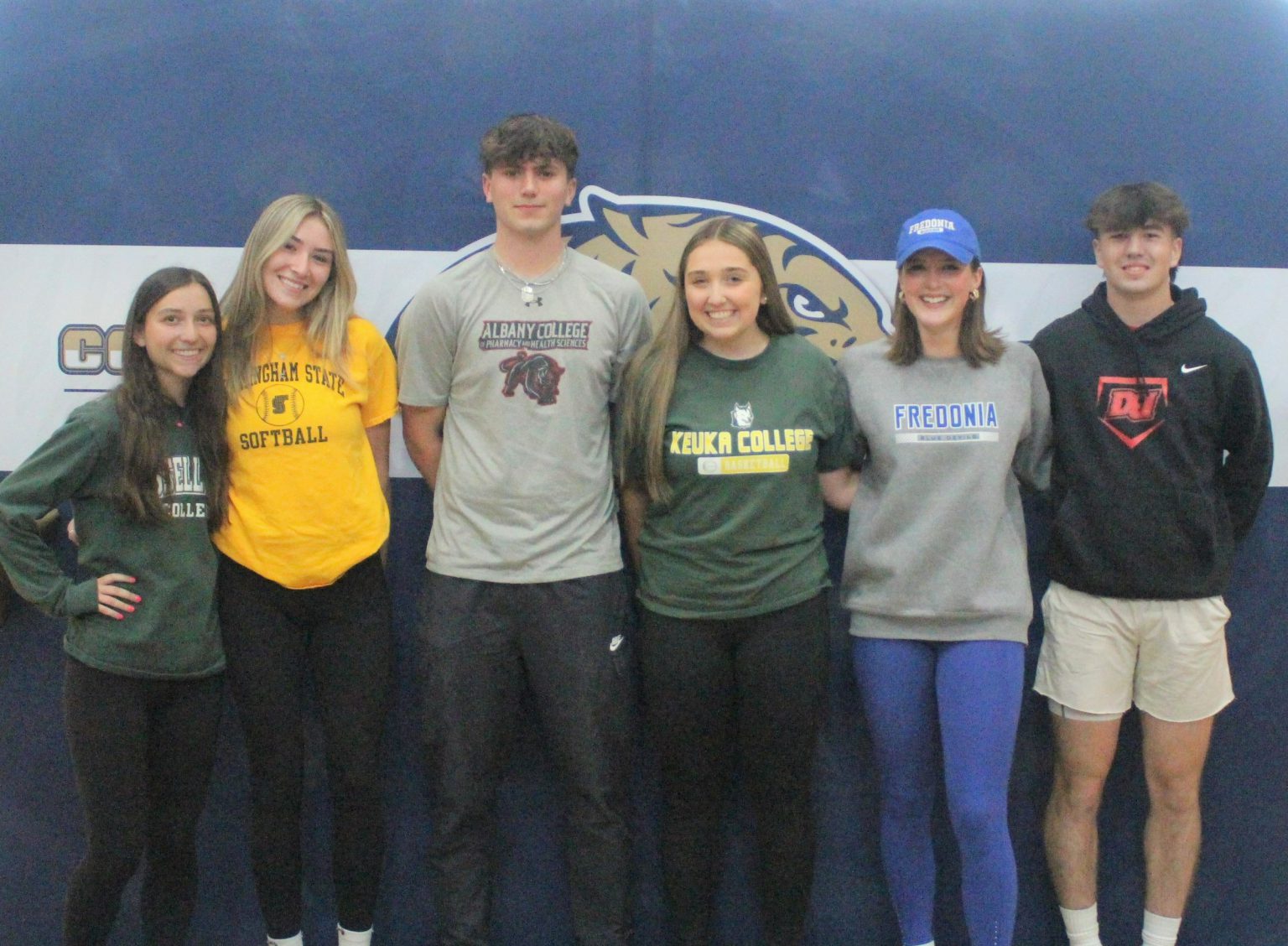 Six Cohoes seniors sign athletic letters Cohoes City School District