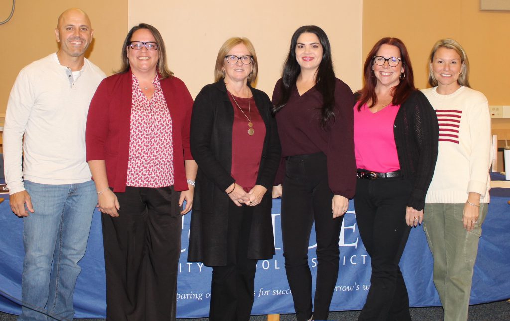 L-R: David Jarosz, Margaret Giller, Susan Paradis, Sara Burwell, Marianne Gendron, Renee Snyder. Not pictured: Richard Jackson. 