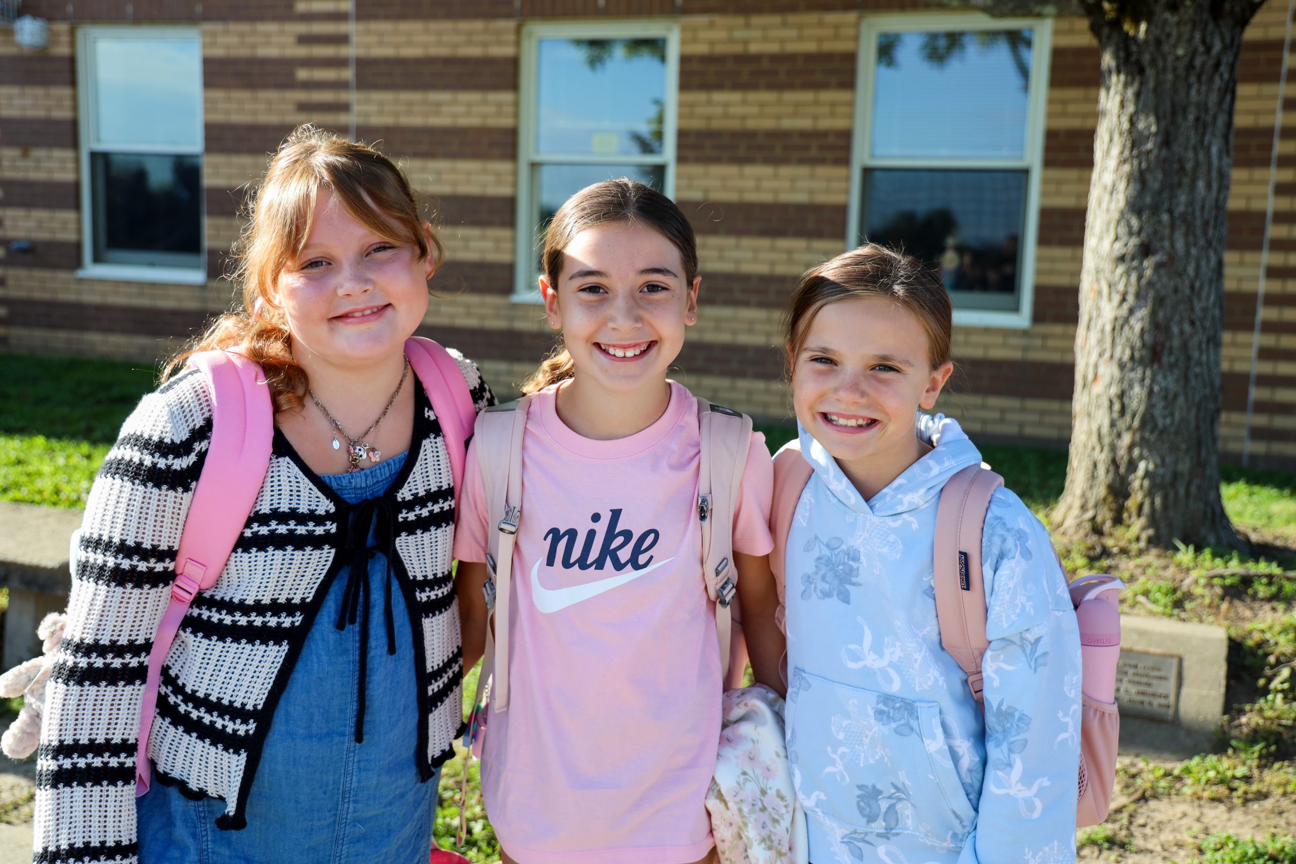 Harmony Hill elementary students works in class.